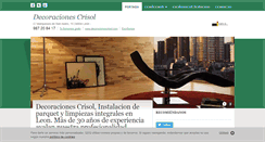 Desktop Screenshot of crisol-tarima-parquet.com