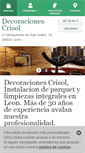 Mobile Screenshot of crisol-tarima-parquet.com