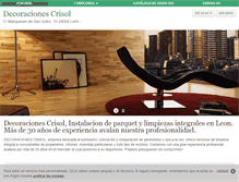 Tablet Screenshot of crisol-tarima-parquet.com